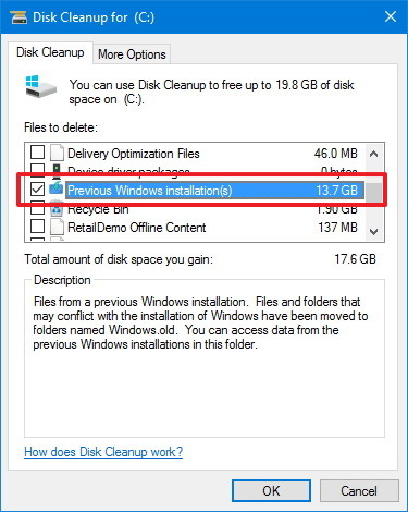 how to delete disc image file